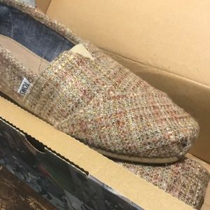 Toms Pink Boucle shoes